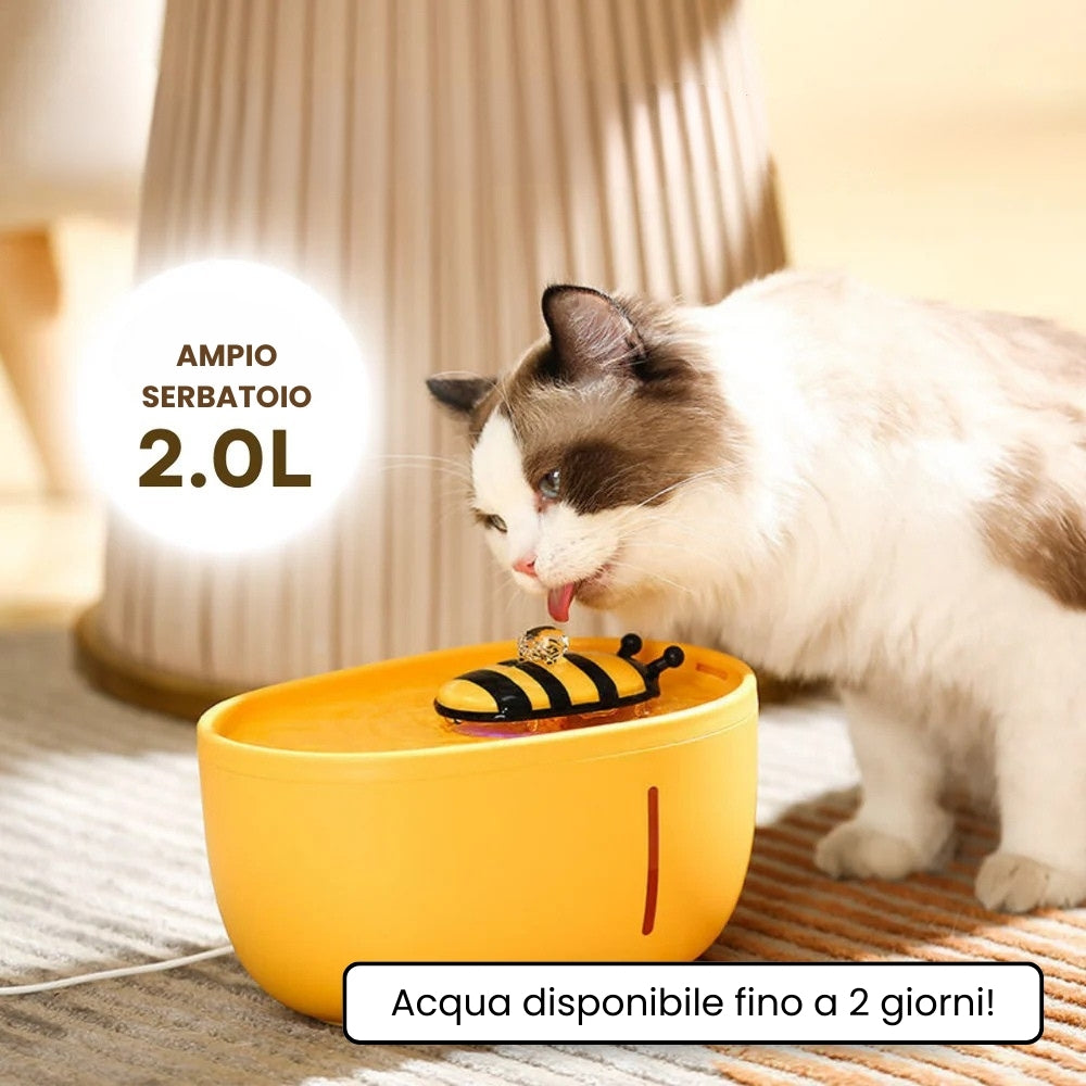 Fontanella per Gatti a Forma di Ape